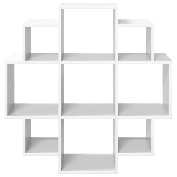 Raft de perete Alb 90 x 25 x 90 cm Lemn prelucrat - WALTI WALTI
