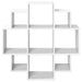Raft de perete Alb 90 x 25 x 90 cm Lemn prelucrat - WALTI WALTI