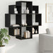 Raft de perete Stejar Negru 90 x 25 x 90 cm Lemn prelucrat - WALTI WALTI