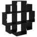 Raft de perete Stejar Negru 90 x 25 x 90 cm Lemn prelucrat - WALTI WALTI