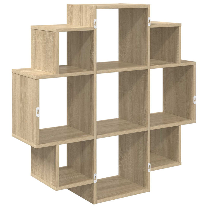Raft de perete Stejar Sonoma 90 x 25 x 90 cm Lemn prelucrat - WALTI WALTI