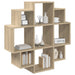 Raft de perete Stejar Sonoma 90 x 25 x 90 cm Lemn prelucrat - WALTI WALTI