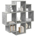 Raft de perete Gri Beton 90 x 25 x 90 cm Lemn prelucrat - WALTI WALTI