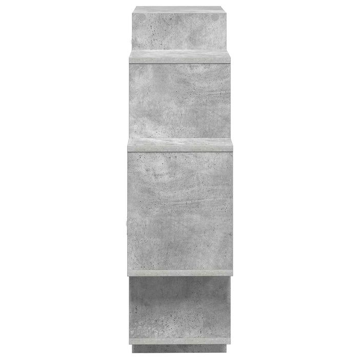 Raft de perete Gri Beton 90 x 25 x 90 cm Lemn prelucrat - WALTI WALTI