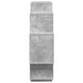 Raft de perete Gri Beton 90 x 25 x 90 cm Lemn prelucrat - WALTI WALTI