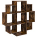 Raft de perete Stejar fumuriu 90 x 25 x 90 cm Lemn prelucrat - WALTI WALTI