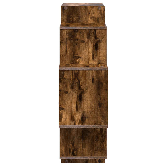 Raft de perete Stejar fumuriu 90 x 25 x 90 cm Lemn prelucrat - WALTI WALTI