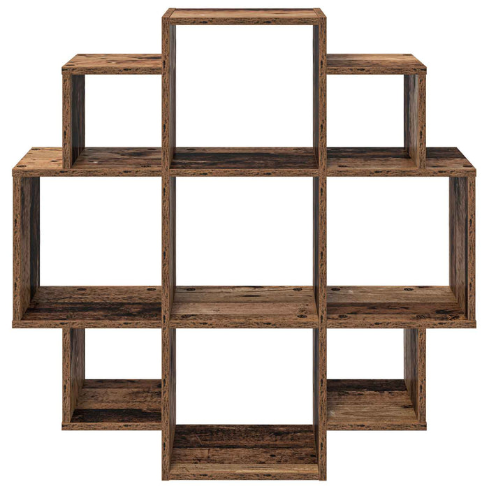 Raft de perete Lemn vechi 90 x 25 x 90 cm Lemn prelucrat - WALTI WALTI