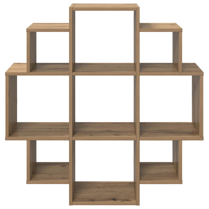 Raft de perete Stejar Artizanal 90 x 25 x 90 cm Lemn prelucrat - WALTI WALTI