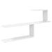 Raft de perete Alb 122 x 18 x 60 cm Lemn prelucrat - WALTI WALTI