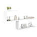 Raft de perete Alb 122 x 18 x 60 cm Lemn prelucrat - WALTI WALTI