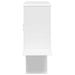 Raft de perete Alb 122 x 18 x 60 cm Lemn prelucrat - WALTI WALTI