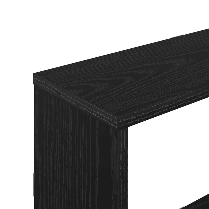 Raft de perete Stejar Negru 122 x 18 x 60 cm Lemn prelucrat - WALTI WALTI