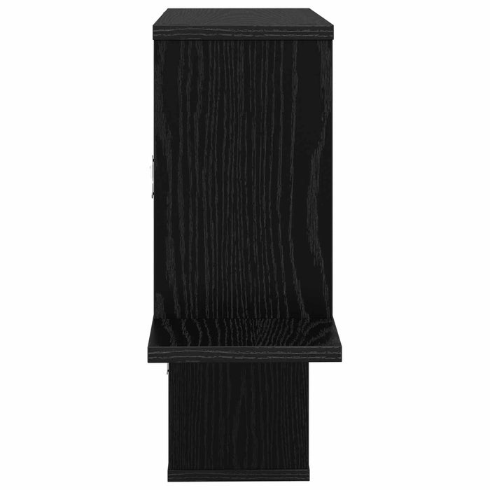 Raft de perete Stejar Negru 122 x 18 x 60 cm Lemn prelucrat - WALTI WALTI