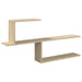 Raft de perete Stejar Sonoma 122 x 18 x 60 cm Lemn prelucrat - WALTI WALTI