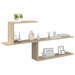 Raft de perete Stejar Sonoma 122 x 18 x 60 cm Lemn prelucrat - WALTI WALTI