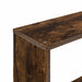 Raft de perete Stejar fumuriu 122 x 18 x 60 cm Lemn prelucrat - WALTI WALTI