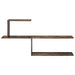 Raft de perete Stejar fumuriu 122 x 18 x 60 cm Lemn prelucrat - WALTI WALTI
