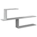 Raft de perete Sonoma gri 122 x 18 x 60 cm Lemn prelucrat - WALTI WALTI
