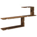 Raft de perete Lemn vechi 122 x 18 x 60 cm Lemn prelucrat - WALTI WALTI