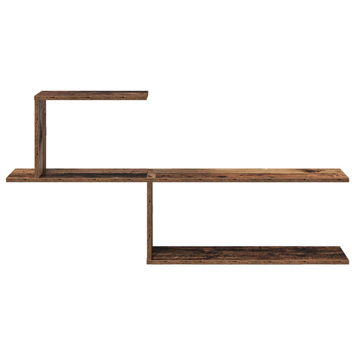 Raft de perete Lemn vechi 122 x 18 x 60 cm Lemn prelucrat - WALTI WALTI