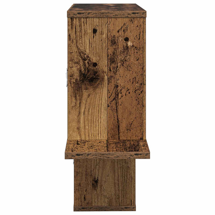 Raft de perete Lemn vechi 122 x 18 x 60 cm Lemn prelucrat - WALTI WALTI