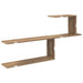 Raft de perete Stejar Artizanal 122 x 18 x 60 cm Lemn prelucrat - WALTI WALTI