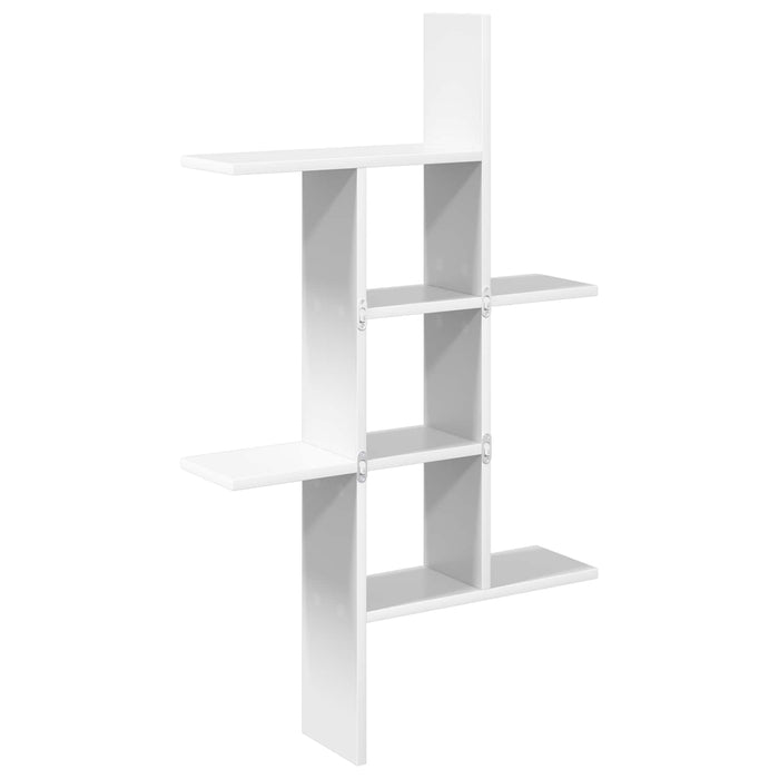 Raft de perete Alb 61 x 15 x 102 cm Lemn prelucrat - WALTI WALTI