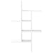 Raft de perete Alb 61 x 15 x 102 cm Lemn prelucrat - WALTI WALTI