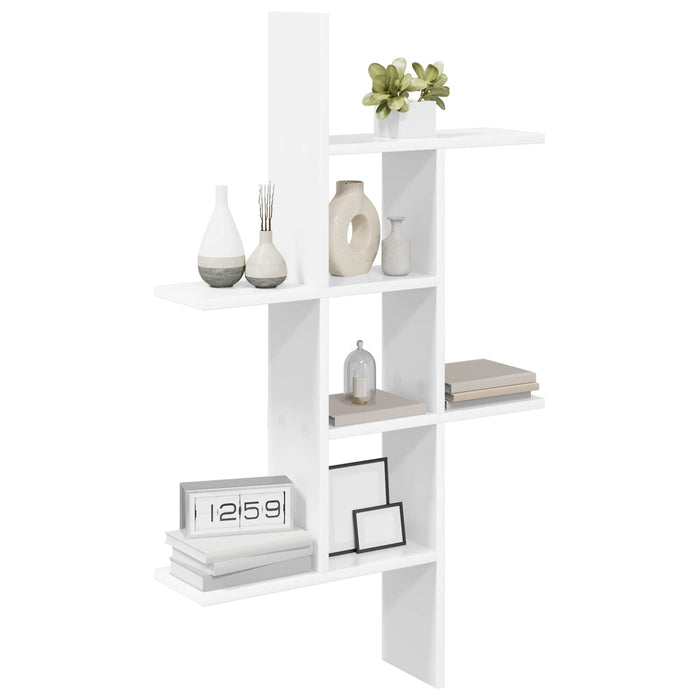 Raft de perete Alb 61 x 15 x 102 cm Lemn prelucrat - WALTI WALTI