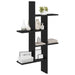 Raft de perete Stejar Negru 61 x 15 x 102 cm Lemn prelucrat - WALTI WALTI