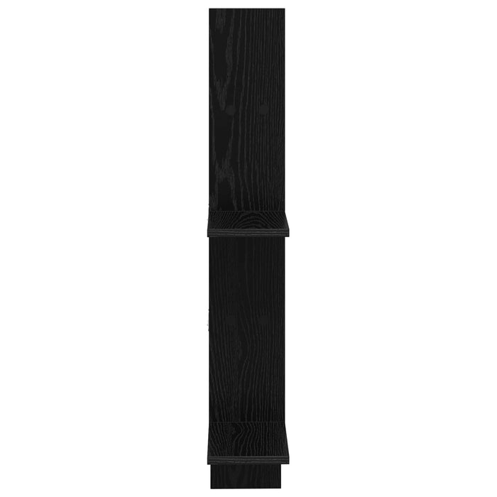 Raft de perete Stejar Negru 61 x 15 x 102 cm Lemn prelucrat - WALTI WALTI