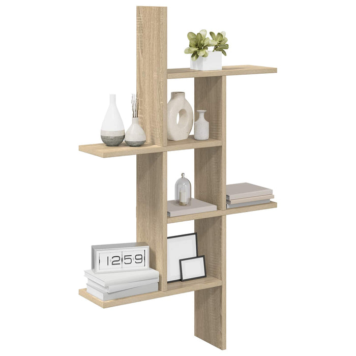 Raft de perete Stejar Sonoma 61 x 15 x 102 cm Lemn prelucrat - WALTI WALTI