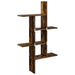 Raft de perete Stejar fumuriu 61 x 15 x 102 cm Lemn prelucrat - WALTI WALTI