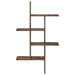 Raft de perete Stejar fumuriu 61 x 15 x 102 cm Lemn prelucrat - WALTI WALTI