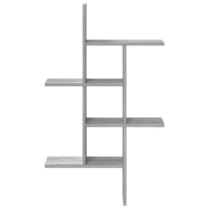 Raft de perete Sonoma gri 61 x 15 x 102 cm Lemn prelucrat - WALTI WALTI