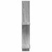 Raft de perete Sonoma gri 61 x 15 x 102 cm Lemn prelucrat - WALTI WALTI