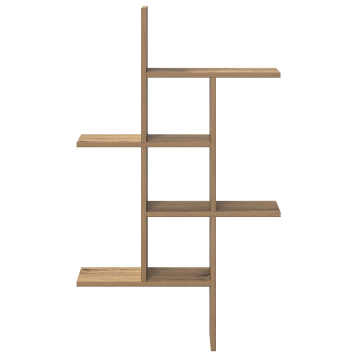 Raft de perete Stejar Artizanal 61 x 15 x 102 cm Lemn prelucrat - WALTI WALTI