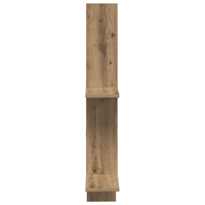 Raft de perete Stejar Artizanal 61 x 15 x 102 cm Lemn prelucrat - WALTI WALTI