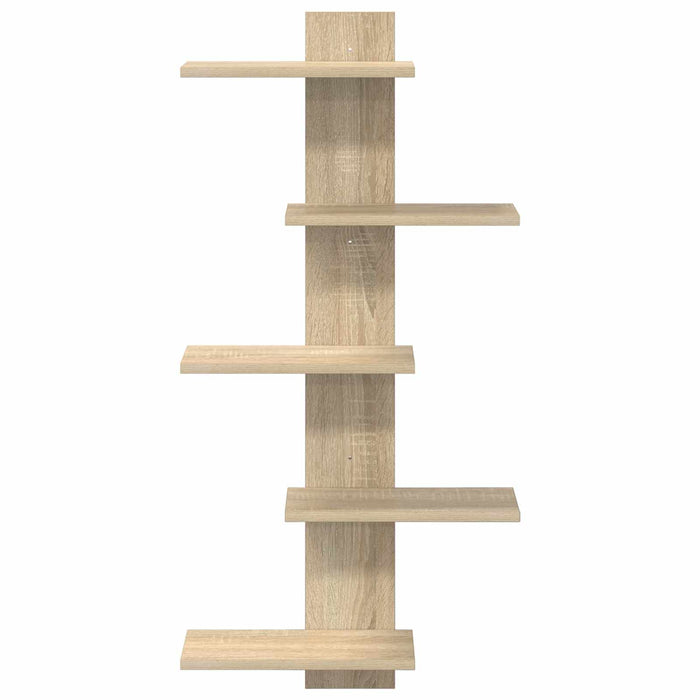 Raft Suspendat Pentru Perete Stejar Sonoma 48,5 x 15 x 101 cm - WALTI WALTI