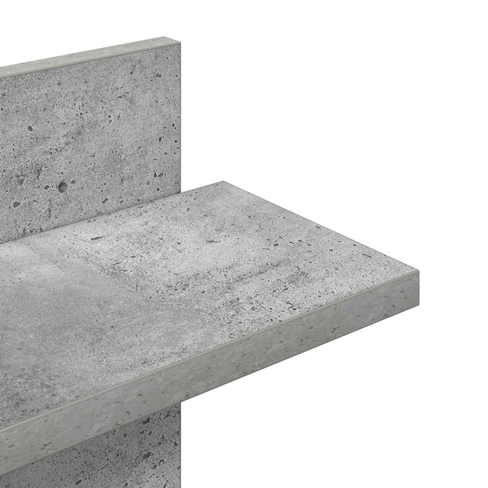 Raft Suspendat Pentru Perete Gri Beton 48,5 x 15 x 101 cm - WALTI WALTI