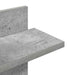 Raft Suspendat Pentru Perete Gri Beton 48,5 x 15 x 101 cm - WALTI WALTI