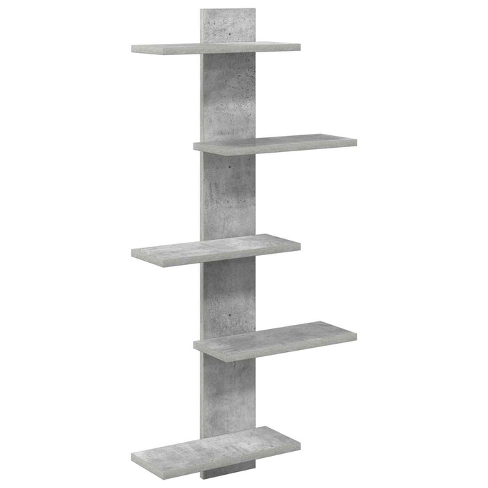 Raft Suspendat Pentru Perete Gri Beton 48,5 x 15 x 101 cm - WALTI WALTI