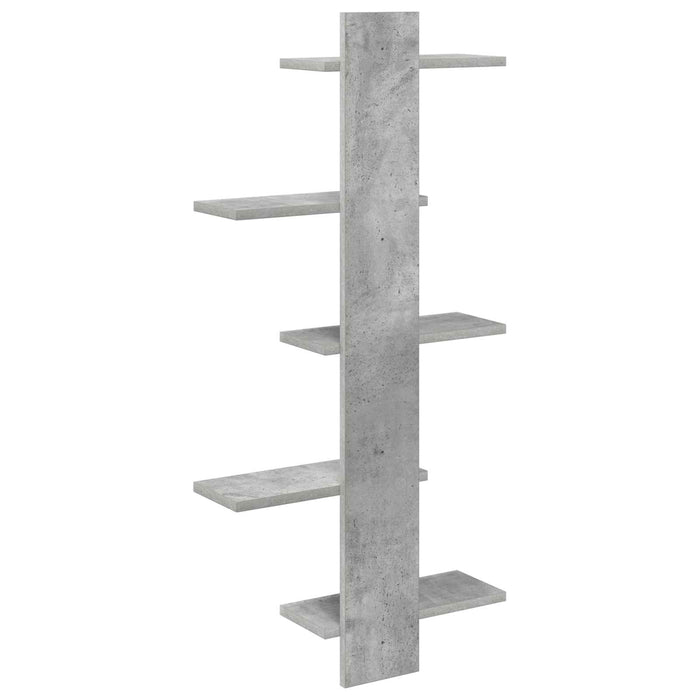 Raft Suspendat Pentru Perete Gri Beton 48,5 x 15 x 101 cm - WALTI WALTI