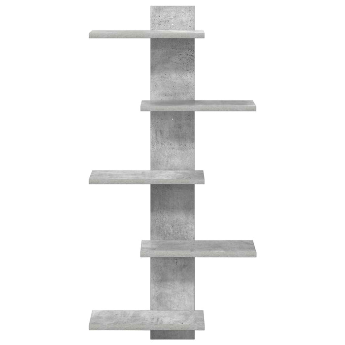 Raft Suspendat Pentru Perete Gri Beton 48,5 x 15 x 101 cm - WALTI WALTI