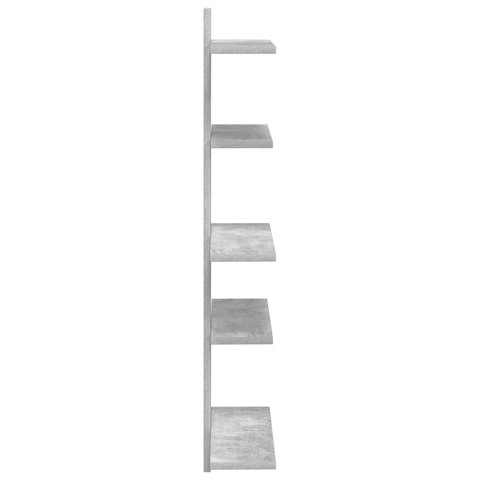 Raft Suspendat Pentru Perete Gri Beton 48,5 x 15 x 101 cm - WALTI WALTI