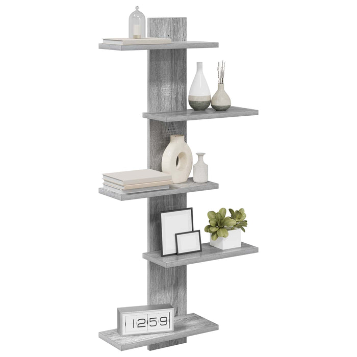 Raft Suspendat Pentru Perete Sonoma gri 48,5 x 15 x 101 cm - WALTI WALTI