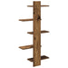 Raft Suspendat Pentru Perete Lemn vechi 48,5 x 15 x 101 cm - WALTI WALTI