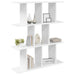 Raft de perete Alb 80 x 20 x 96 cm Lemn prelucrat - WALTI WALTI