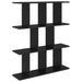 Raft de perete Stejar Negru 80 x 20 x 96 cm Lemn prelucrat - WALTI WALTI